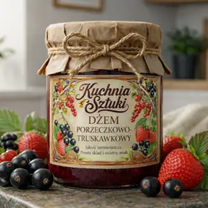 Dżem porzeczkowo - truskawkowy
